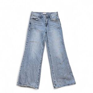 Lena Denim Blue Wide Leg Jeans